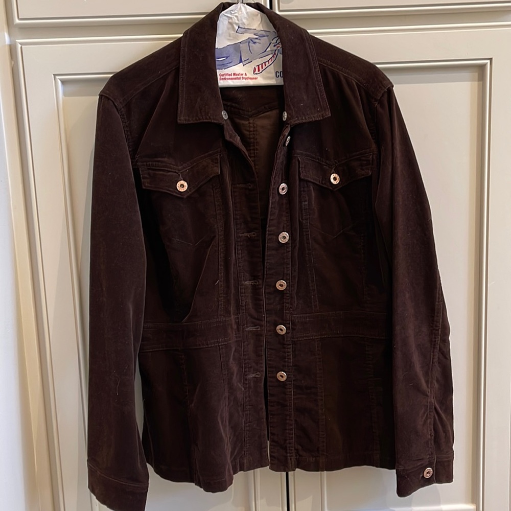Lightweight unlined corduroy jacket